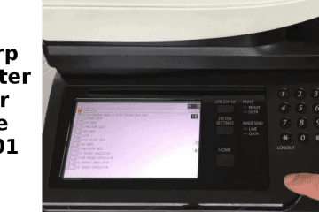 Sharp Printer Error Code H5-01