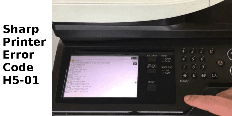 Sharp Printer Error Code H5-01