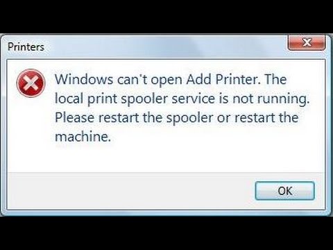 print spooler keep stopping