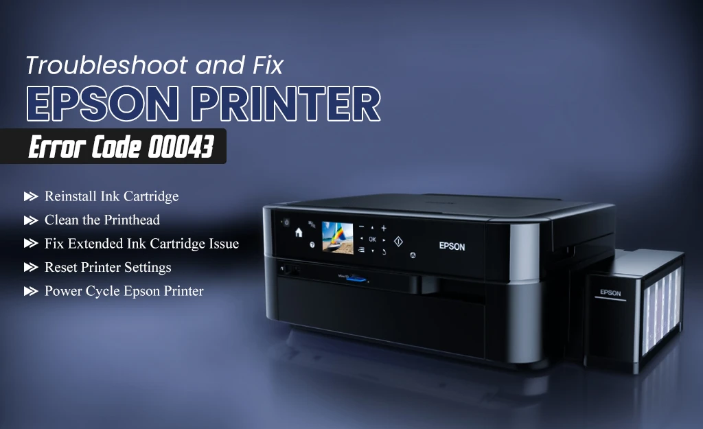 Epson Printer Error Code 00043