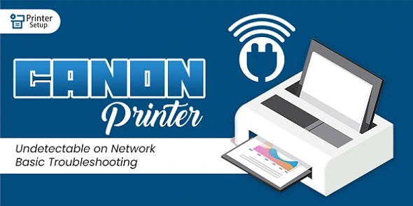 canon printer not showing up on network