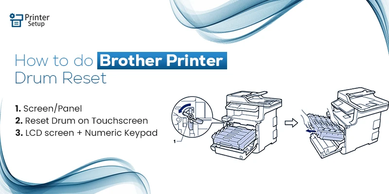 brother printer drum reset