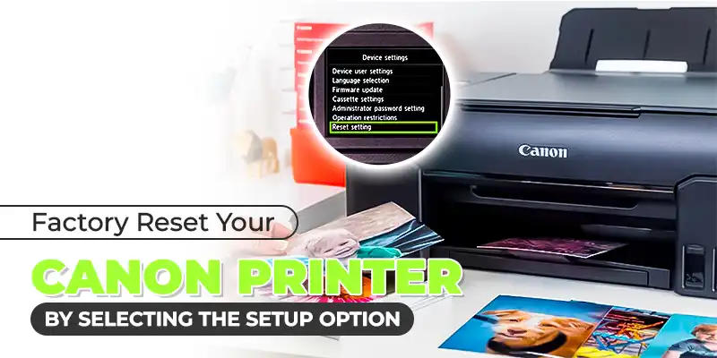 Canon Printer Setup Option