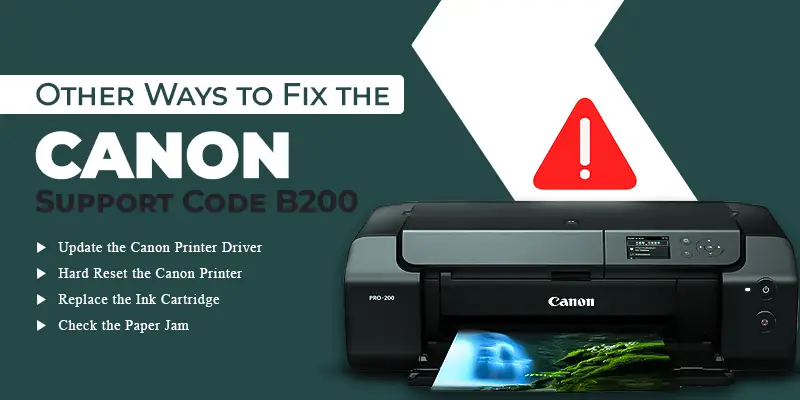 Canon Support Code B200