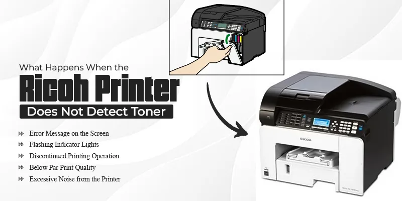 Ricoh printer not recognizing new toner